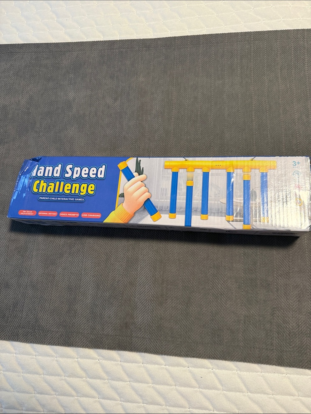 Hand Speed Challenge Reaction Game - Blue & Yellow